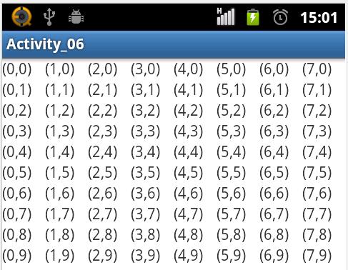 ��Android����ѧϰ24��������֮���񲼾�TableLayout+TableRow