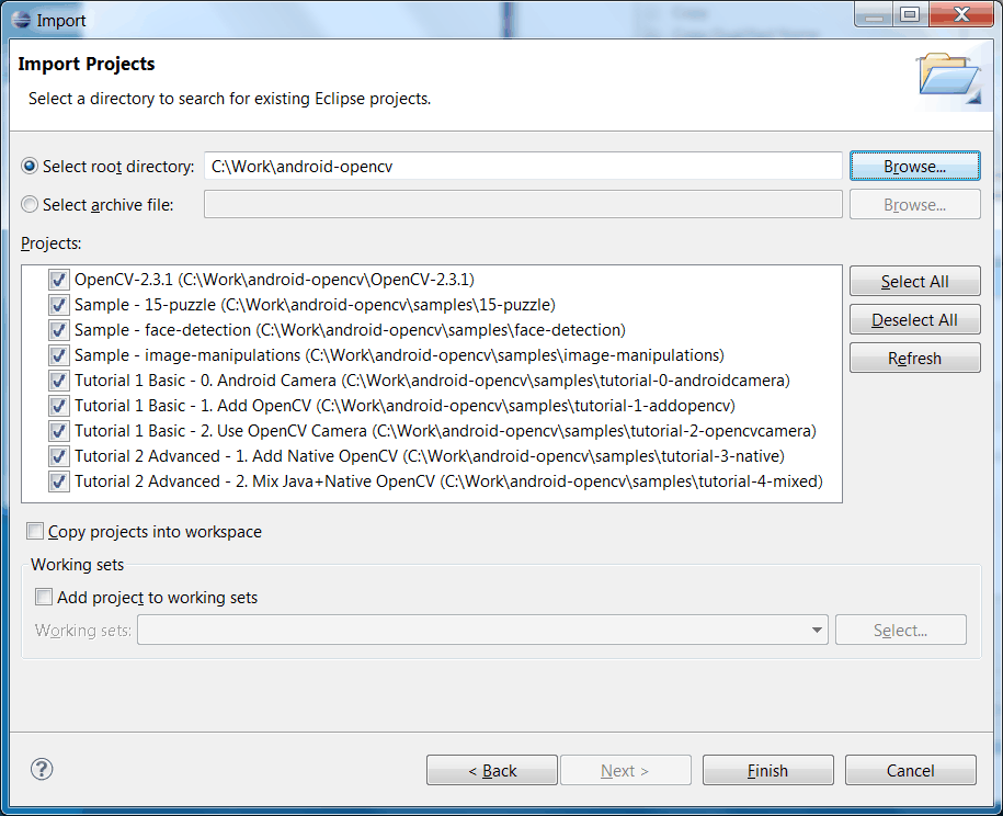 Android停使用OpenCV