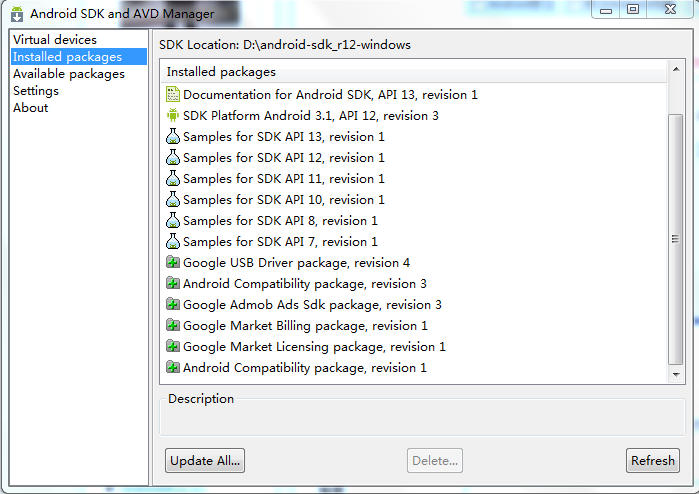 eclipse上android的sdk配置有关问题