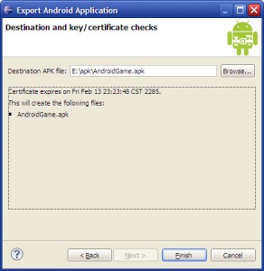 eclipse ��android��Ŀ��װ��ǩ����apk�ļ�