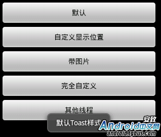 Android奇效 五种Toast详解