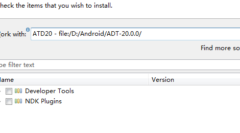 android开发环境装配ADT