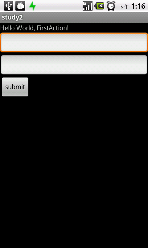 android学习阶段1(Activity数据通信)