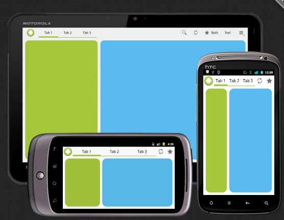 SlidingMenu跟ActionBarSherlock结合做出出色的App布局,Facebook 和 Path 2.0 滑动式菜单都可以实现(android页面布局效果)