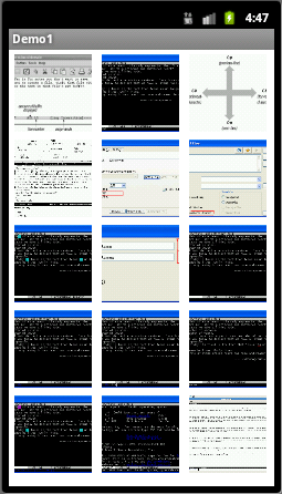 Android 应用开发札记 - 网格视图（GridView）
