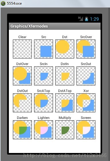 Android 色彩渲染(九)  PorterDuff及Xfermode详解