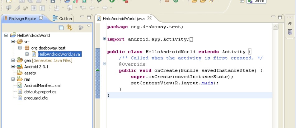 Android SDK 4.0.3 开发环境配备及运行