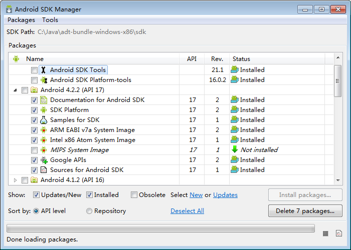 最新基于adt-bundle-windows-x86的android开发环境筹建