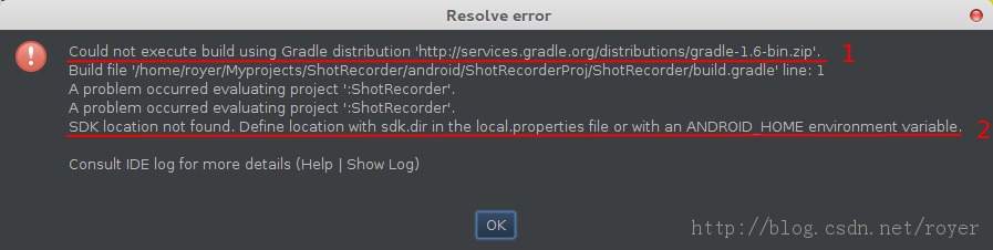 AndroidStudio 0.2.x 引出多模块Eclipse项目