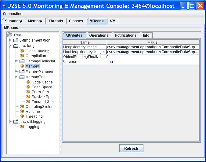 应用JConsole监控应用系统