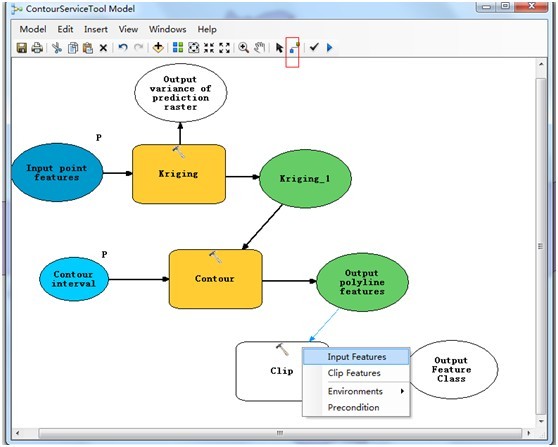 ArcGIS API for Silverlight 调用GP服务预备-GP模型建立、发布、测试