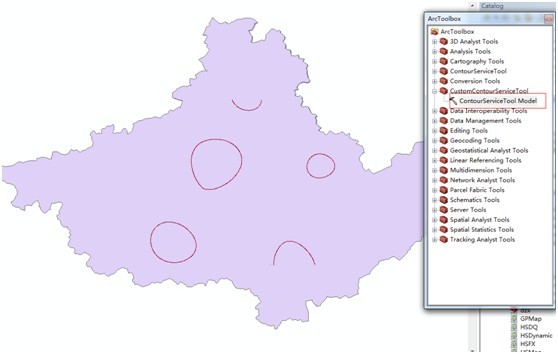 ArcGIS API for Silverlight 调用GP服务预备-GP模型建立、发布、测试