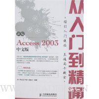 新编Access 2003中文版从入门到精通(附光盘1片)