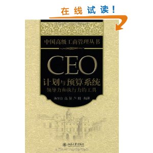CEO�ƻ���Ԥ��ϵͳ:�쵼����ִ�����Ĺ��� [ƽװ]
