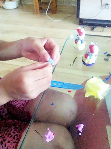 我是轻泥制作小行家(山庄征文) 作文