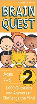 Brain Quest Grade 2: 1, 000 Questions and Answers to Challenge the Mind
