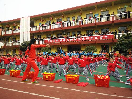 我运动我健康我快乐——记第三届阳光体育节作文