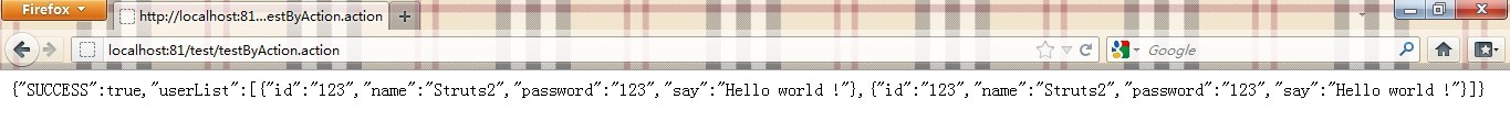 Struts2����JSON���ݵľ���Ӧ�÷���