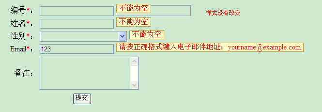 ��д js validation ��֤���