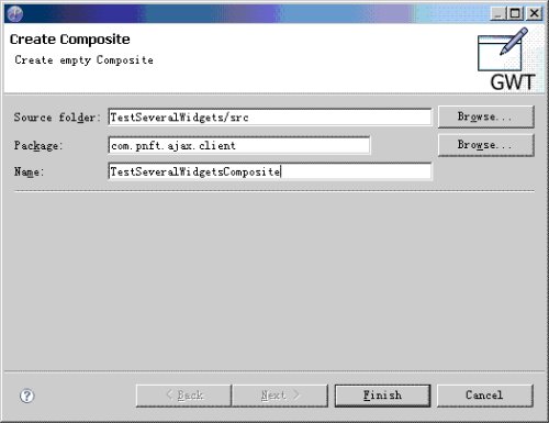 GWT - GWT Designer����Ajaxʹ�� (06) - ���ÿؼ�ʹ��