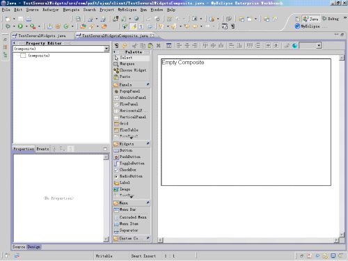 GWT - GWT Designer����Ajaxʹ�� (06) - ���ÿؼ�ʹ��