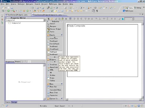 GWT - GWT Designer����Ajaxʹ�� (06) - ���ÿؼ�ʹ��
