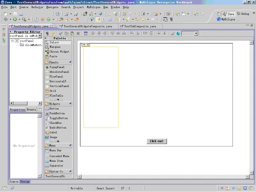 GWT - GWT Designer����Ajaxʹ�� (06) - ���ÿؼ�ʹ��