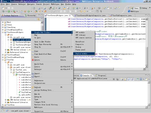 GWT - GWT Designer����Ajaxʹ�� (06) - ���ÿؼ�ʹ��