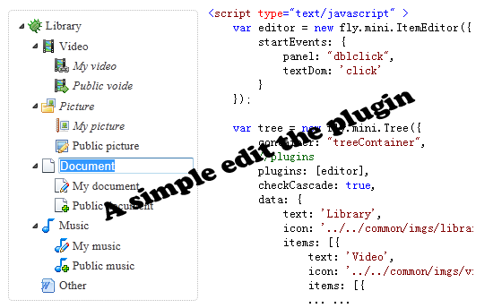 С�ɣ����õ�javascript treeview ��flyTree
