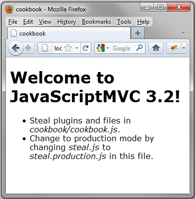 ��JavaScriptMVC��ʼ��ô�����Ŀ֮����Ӧ�ó���