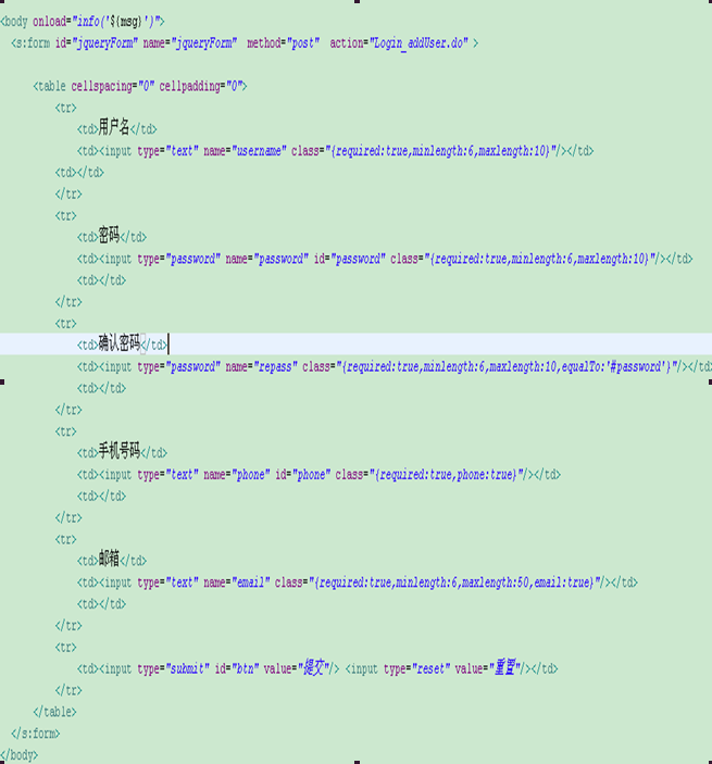 jquery.metadata.js ��ʽ��֤�û��������