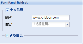 ExtJs-FormPanel��checkboxToggle���Գ�Ч