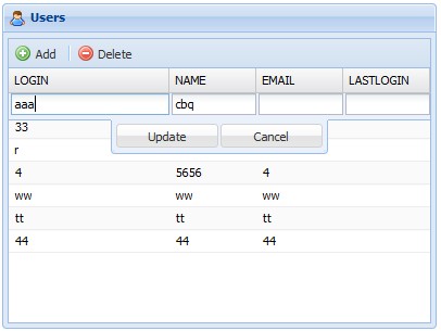 Extjs4.2+lazarus1.1:CRUD��ҳ�ĸ���ʵ�֣���Դ�룩