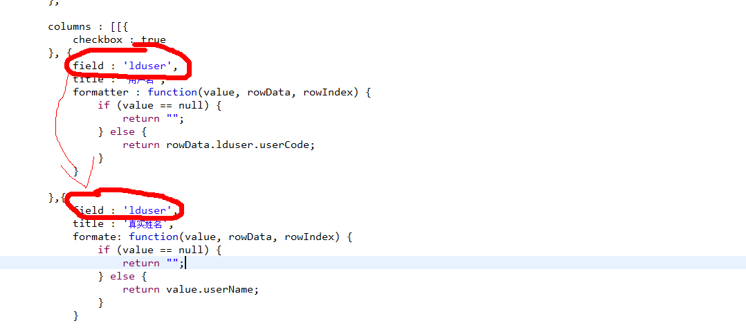 ������jquery�е�datagrid������Ĳ�ͬ�У�����ͬ�����֣�flied�Ǳ����Ƕ������ԣ�