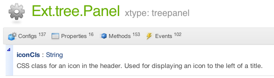 ��� ExtJS TreePanel �� iconCls �����й�����