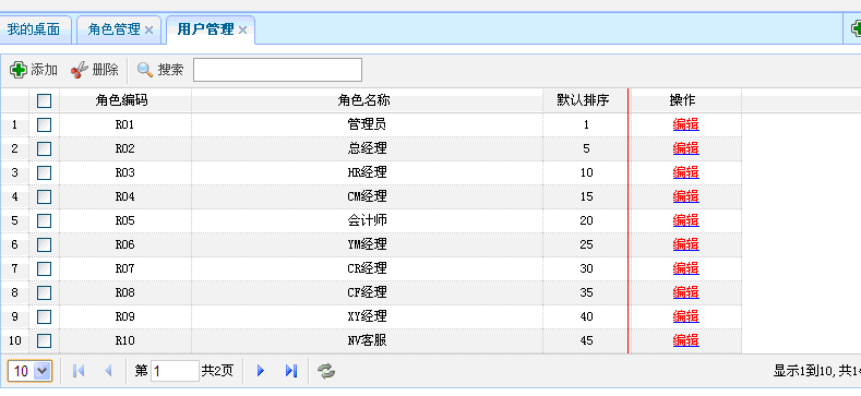 ASP.NET��վȨ����ƶ��֡�������JQuery EasyUI�б���ʾ���ݡ���ҳ����ѯ