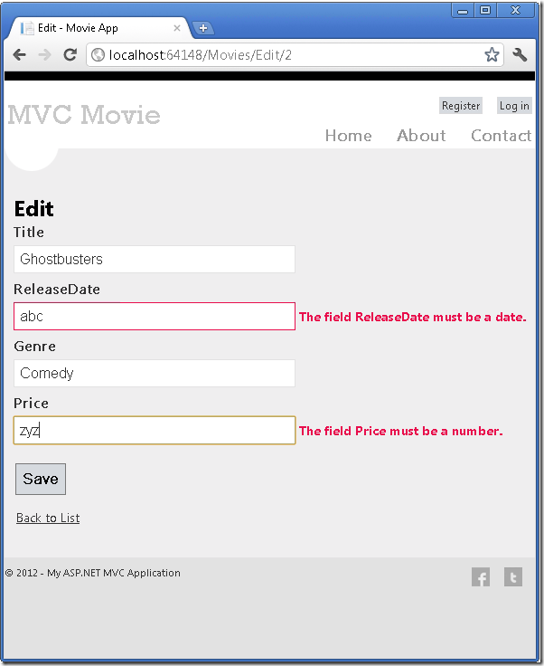 Asp.Net MVC4 ��������