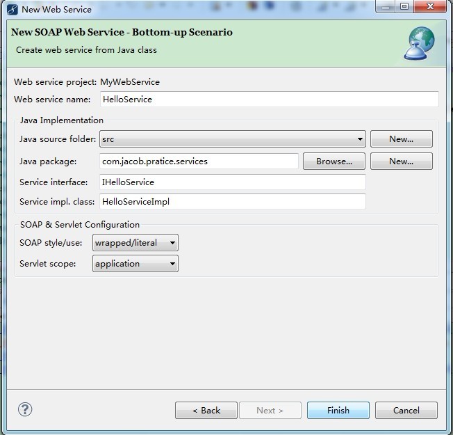 MyEclipse����Web Service Projectʵ��