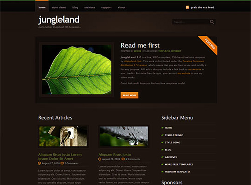 99����������(X)HTML/CSSģ��(ת��blog.bingo929.com������