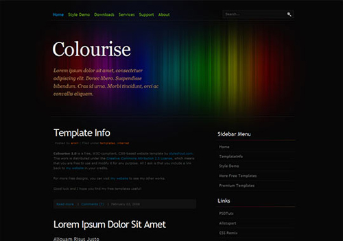 99����������(X)HTML/CSSģ��(ת��blog.bingo929.com������