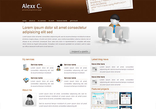 99����������(X)HTML/CSSģ��(ת��blog.bingo929.com������