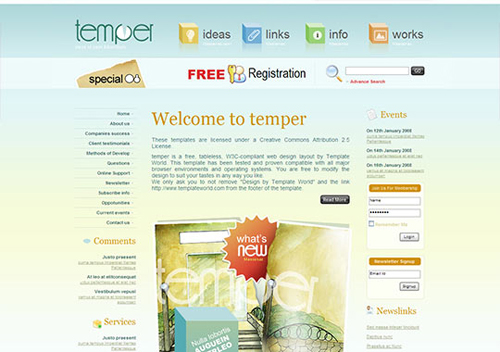 99����������(X)HTML/CSSģ��(ת��blog.bingo929.com������