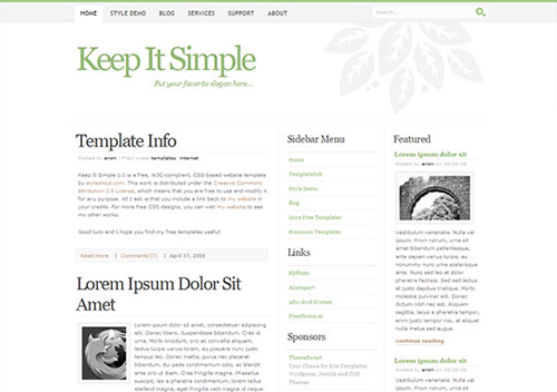 99����������(X)HTML/CSSģ��(ת��blog.bingo929.com������