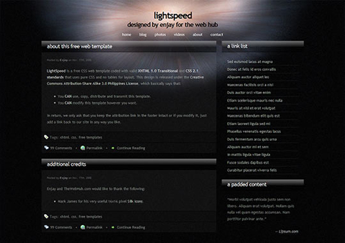 99����������(X)HTML/CSSģ��(ת��blog.bingo929.com������