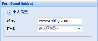 FormPanel fieldsetʩ��