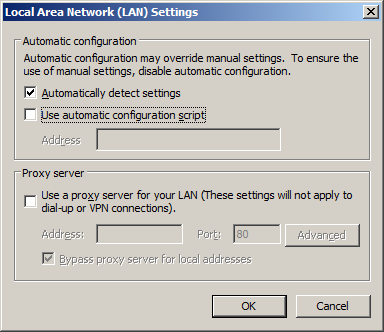 IE连接设置有关问题