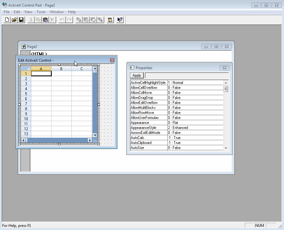 Spread COM���� html ������Ƕ�� Spread ����ؼ���������Դ
