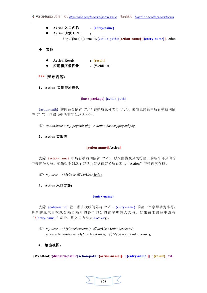 Portal-Basic Java Web Ӧ�ÿ�����ܣ�ʩ��ƪ��ʮ���� ���� Action Convention