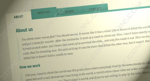 ����һ��CSS3���ֵĶ�̬���ݱ�ǩҳ�л�Ч���̳�