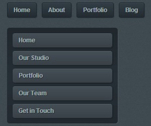 �˿����jQuery/CSS3�˵���Ч